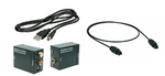 Digital zu Analog Audio Konverter (Wandler) + 1,8m Toslink Kabel + USB-DC Kabel