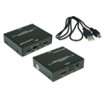 SunshineTronic HDMI Audio-Extraktor mit integriertem HDMI Repeater, 4Kx2K, 3D